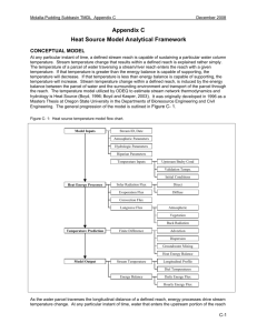 Heat Source Model - Department of Environmental Quality