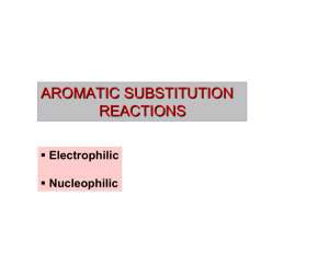 Aromatic substitution reactions