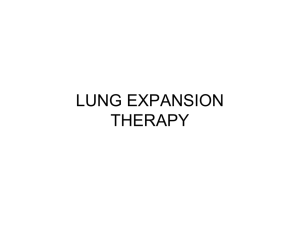 lung expansion therapy