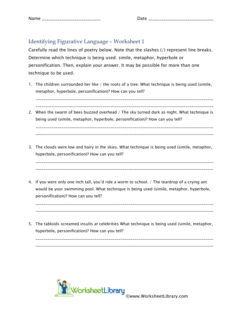 identifying-figurative-language-worksheet-answers