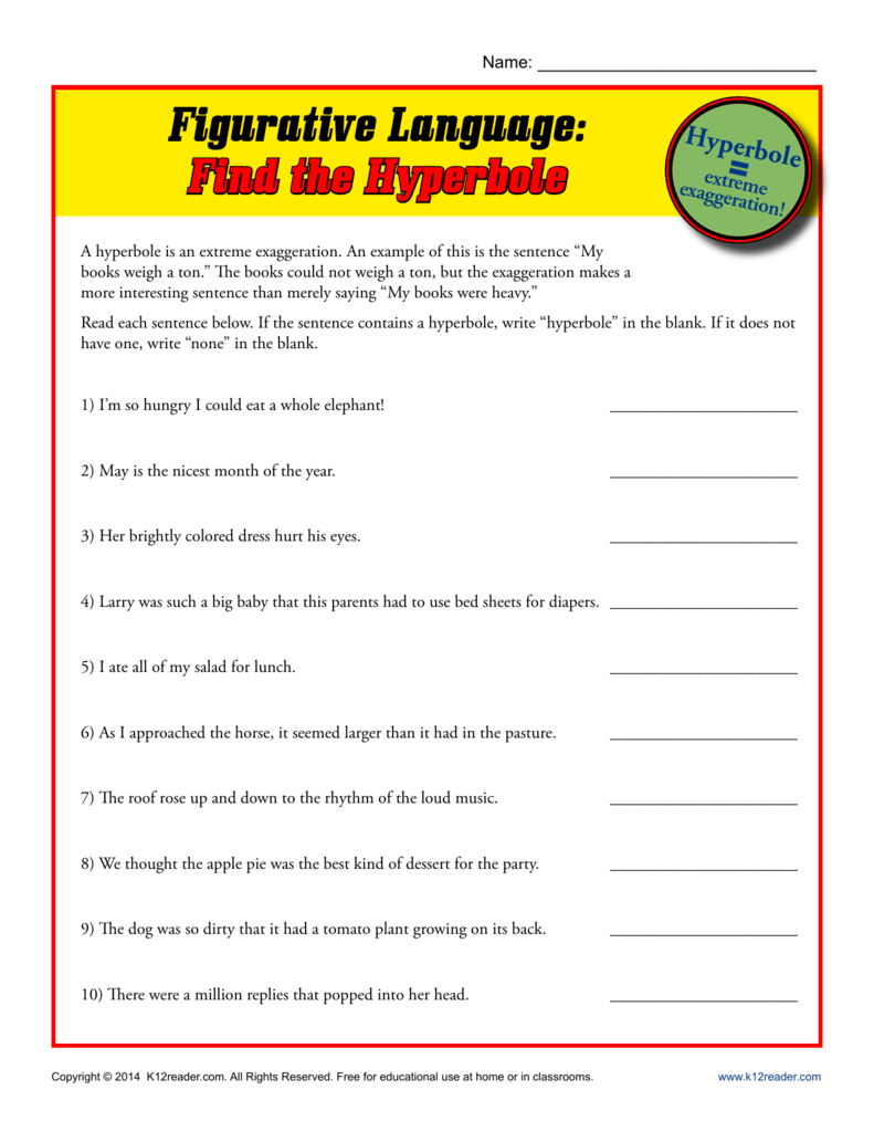 figurative-language-find-the-hyperbole-printable-worksheets