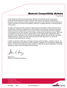 Material Compatibility Bulletin