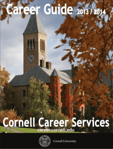 Cornell Career Services - AAP
