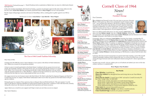 April 2015 - Cornell Class of 1964