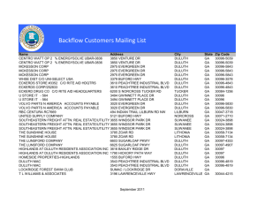 Backflow Customers Mailing List