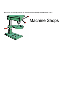 Machine Shops - Public Works