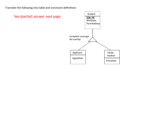 Worksheet and key