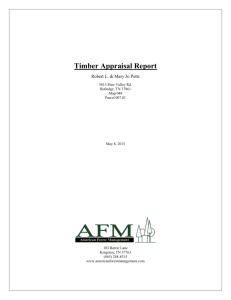 Timber Appraisal Report