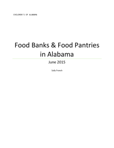 Food Banks & Food Pantries in Alabama