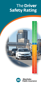 Driver Safety Rating - Manitoba Public Insurance