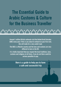 The Essential Guide to Arabic Customs & Culture for the Business