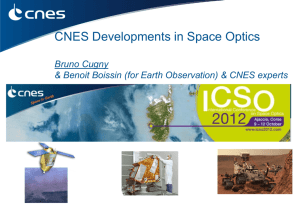 CNES Presentation of Preparatory Activities to Optical Instrument
