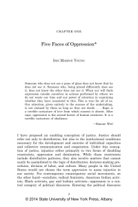 Five Faces of Oppression