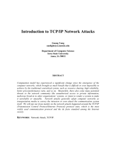 Introduction to TCP/IP Network Attacks