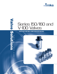 Series 150/160 and V-100 Valves