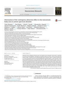 Attenuation of the contingency detection effect in the extrastriate