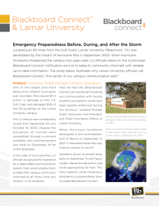 Blackboard Connect™ & Lamar University