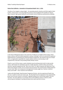 Student Elective at UCLA and the Motion Picture Television Fund