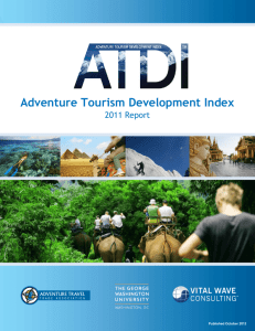 Adventure Tourism Development Index, 2011