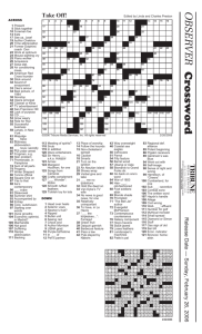 Crossword - paperpen.com
