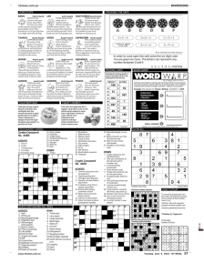 Combo Crossword DOWN Cryptic Crossword