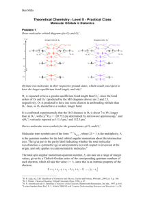 Molecular orbital calculations for N 2 and CO - Benjamin