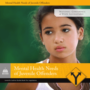 Mental Health Needs of Juvenile Offenders