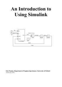 An Introduction to Using Simulink