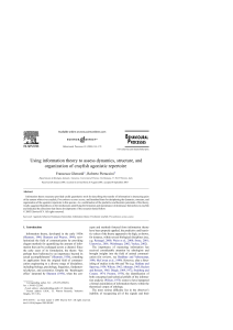 Using information theory to assess dynamics, structure, and