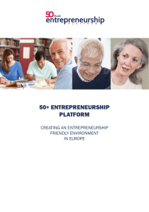 50+ ENTREPRENEURSHIP PLATFORM