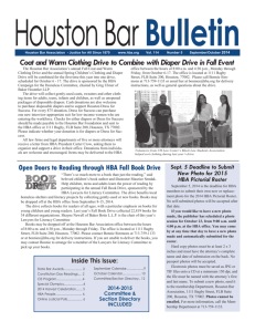 Pages 1-16 - Houston Bar Association