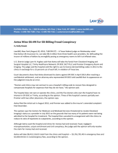 Aetna Life Ins. Co. v. Cleveland Imaging and