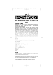 Monopoly GB Instructions