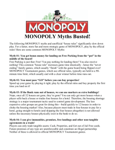 HDMC MONOPOLY Myths