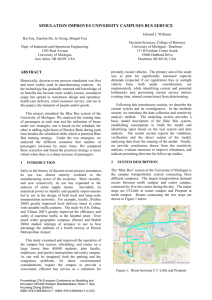 ECMS 2013 Paper - European Conference on Modelling and