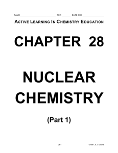 Active Learning in Chemical Education: Chapter 28