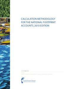 Calculation Methodology for the National Footprint Accounts, 2010