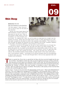 Skin Deep - January 9, 2005