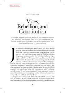 Vices, Rebellion, and Constitution