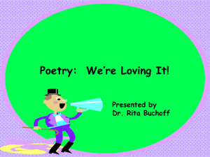 Poetry: We're Loving It!