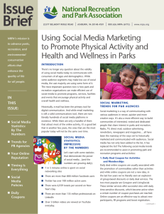 Using Social Media Marketing to Promote Physical Activity