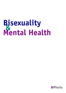 Bisexuality and Mental Health
