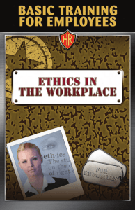 Ethics in the Workplace