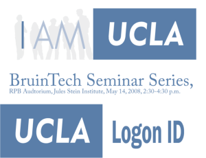 The UCLA Logon ID: seminar slides