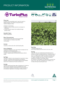 product information - Upper Murray Seeds