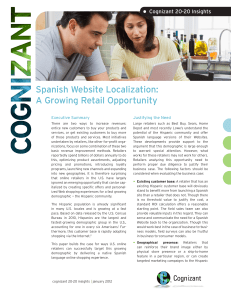 Spanish Website Localization: A Growing Retail