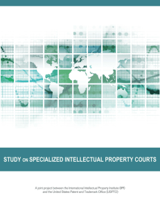 IIPI Study On Special Intellectual Property Courts