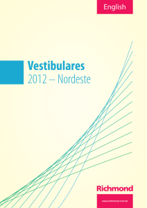 Vestibulares 2012
