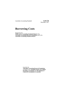 Borrowing Costs - Australian Accounting Standards Board