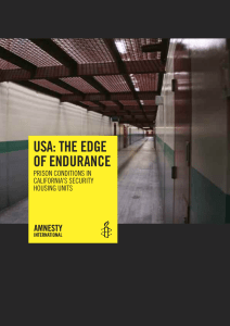 The Edge of Endurance - Amnesty International USA